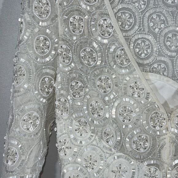 BHLDN MAUDE MINI DRESS NWT NEW IVORY PROM DRESS - Picture 11 of 12